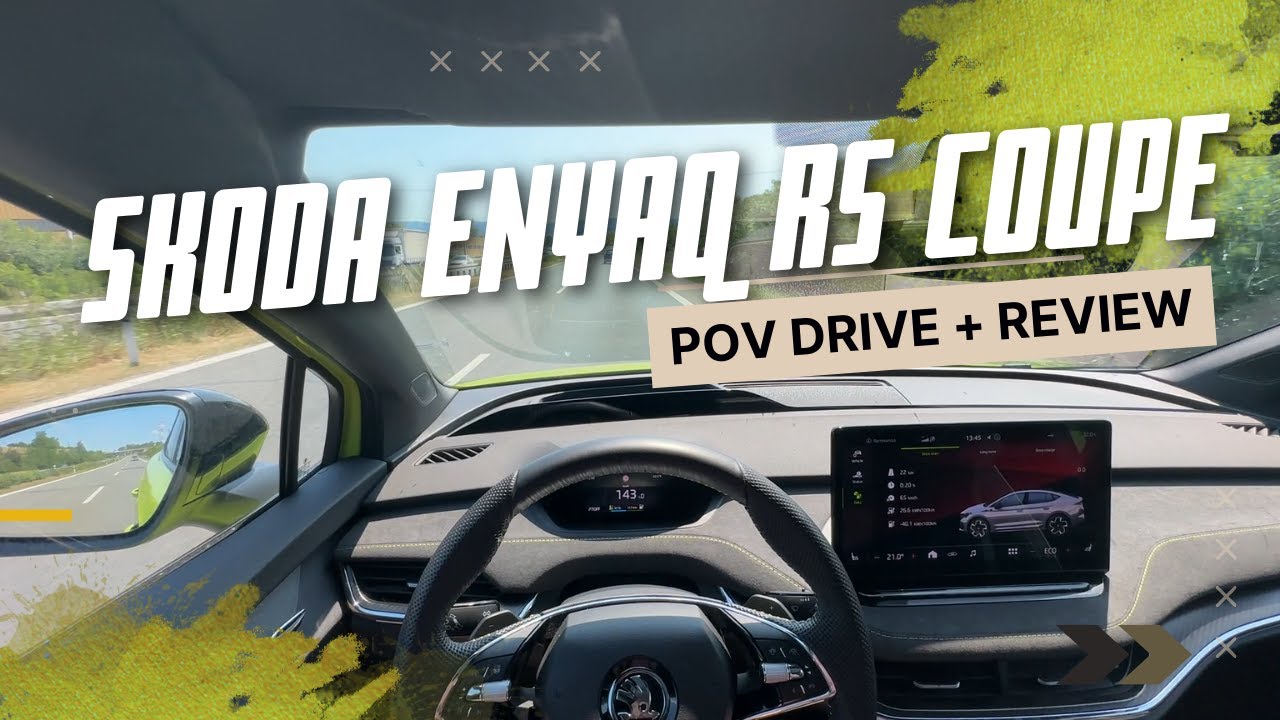 POV DRIVE + REVIEW - Škoda Enyaq 82 kWh 220 kW - Great for a first electric Skoda car!