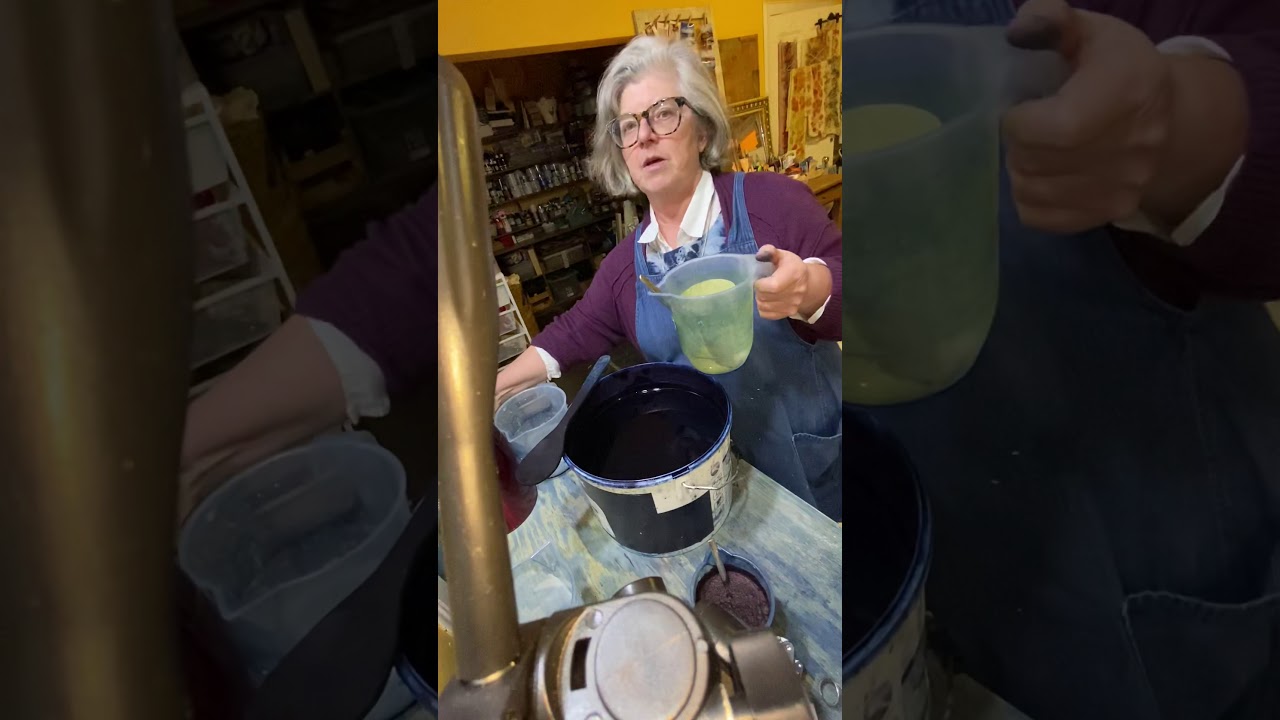 Hydrosulfate Indigo vat making