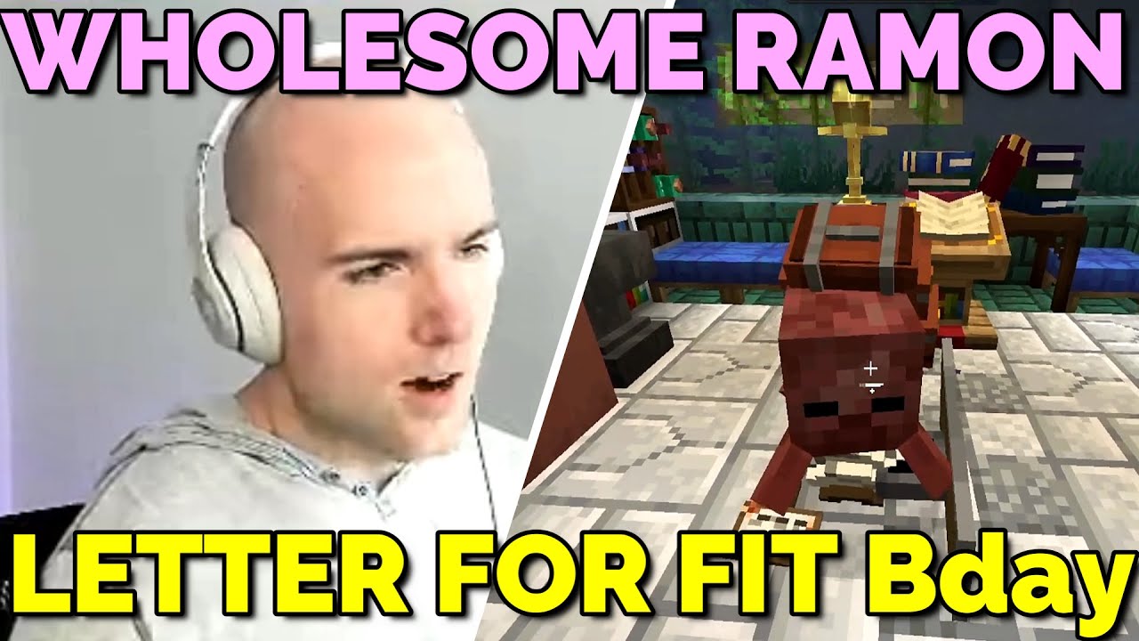 Ramon Surprises Fit with Surprise Birthday Gift on QSMP Minecraft