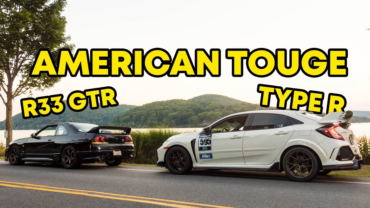 Tearing Up American Touge with my Civic Type R & @tommyfyeah  R33 GTR