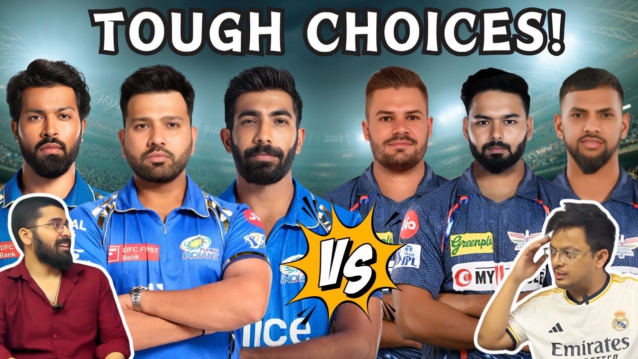 MI VS LSG: IPL 2025 Playing XI Compared - Who Wins? 👀