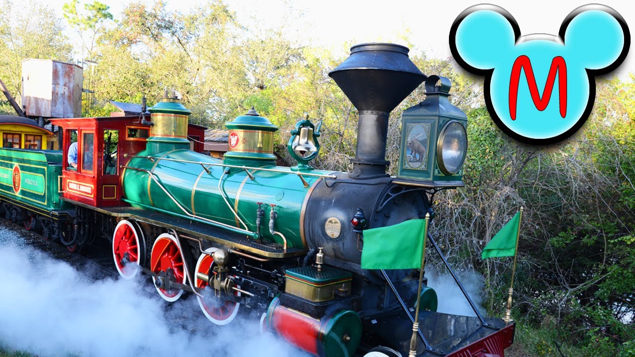 WALT DISNEY WORLD RAILROAD Frontierland to Fantasyland