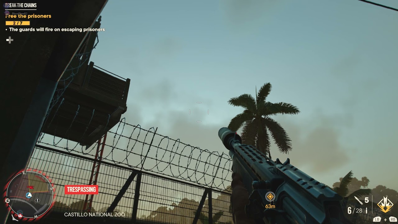 Far Cry 6 heli struck by lightning