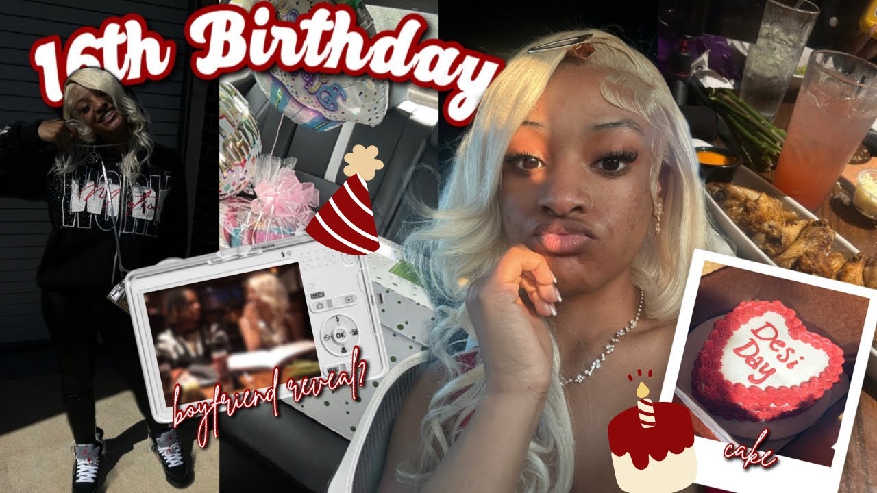 MY SWEET 16th BIRTHDAY VLOG ✰ | dinner , ootd , grwm, bf reveal etc. | Its Destini