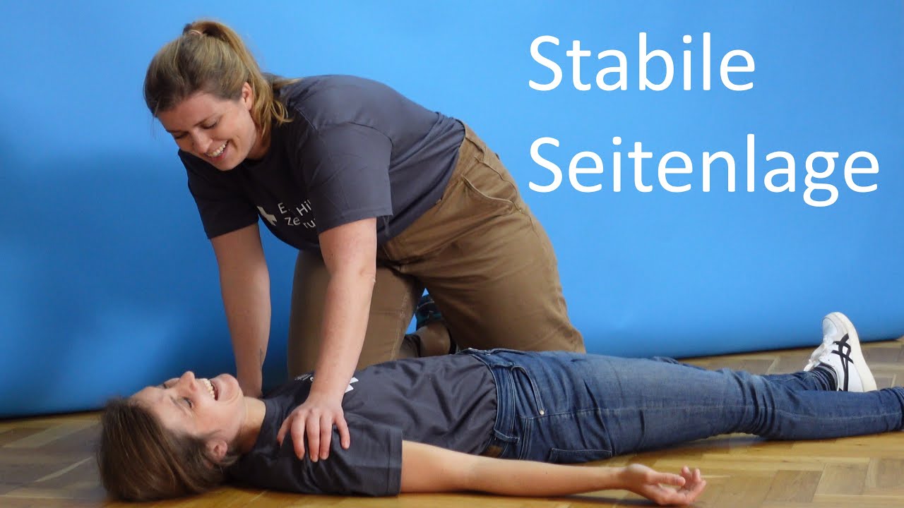 Erste-Hilfe-Tutorial: Stabile Seitenlage