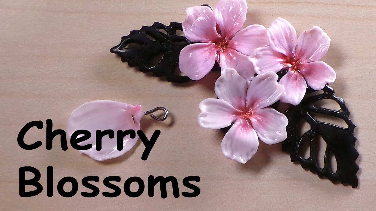 Cherry Blossom Charm - Polymer Clay Tutorial