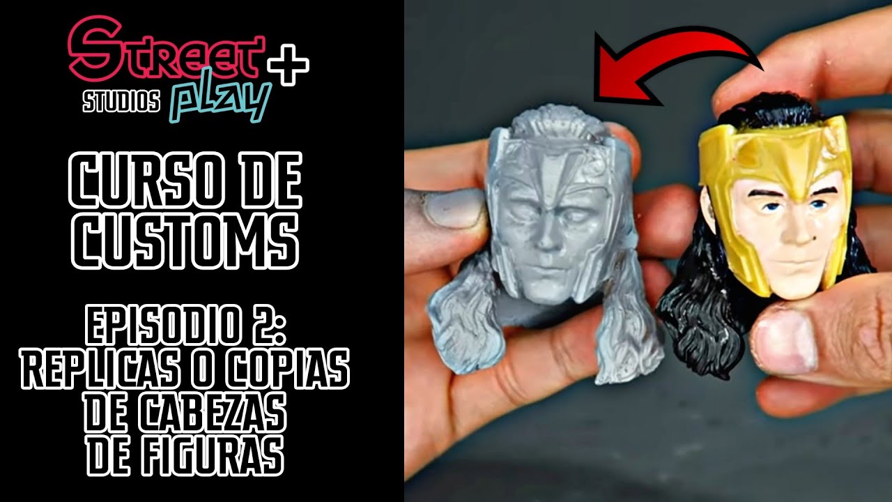 TUTORIAL | Como hacer Replicas o Copias de Cabezas de Figuras | Con molde de Silicon Caliente |