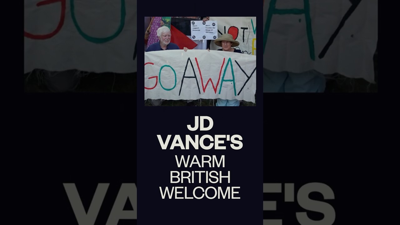 JD Vance's Warm British Welcome #news #politics #trump