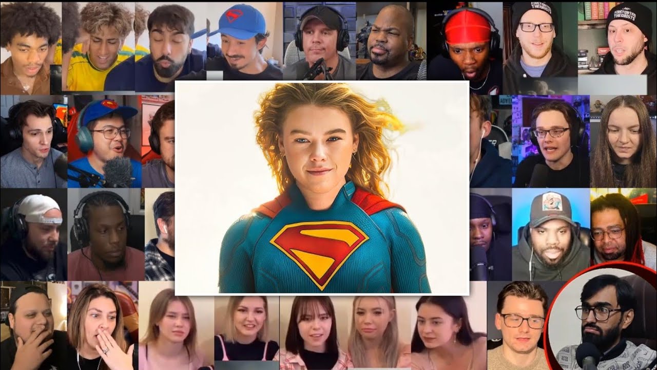 Supergirl Official Teaser Trailer Reaction Mashup | Milly Alcock | DC