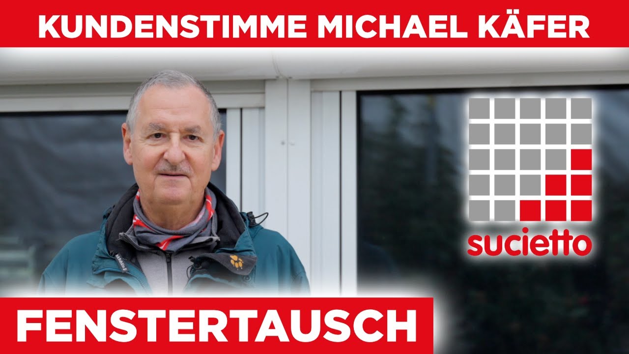 Herr Käfer aus Au schwärmt von seinem Fensteraustausch ohne Dreck - Erfahrungen mit Sucietto