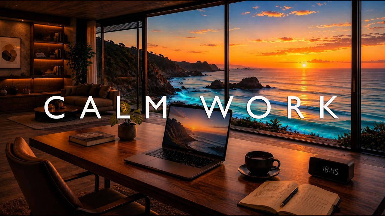 Calm Work Music | Ambient Deep Work for Focus, Productivity & Flow State