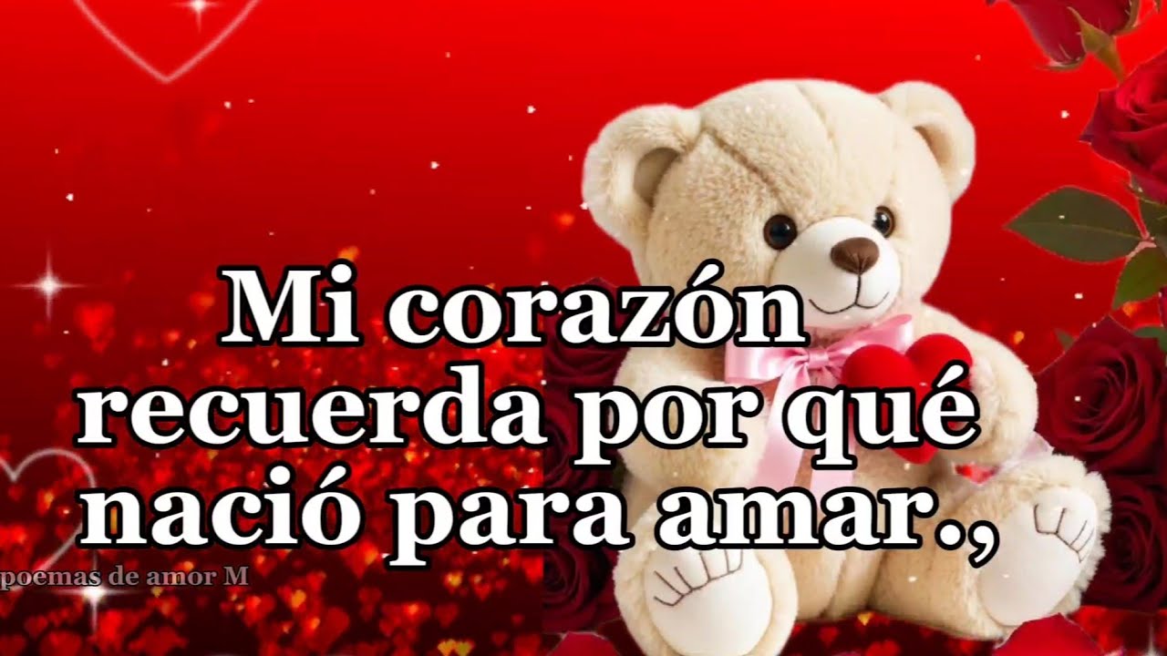 Para ti amor ❤️ Si escuchas este mensaje... alguien está pensando en ti ahora mismo ❤️