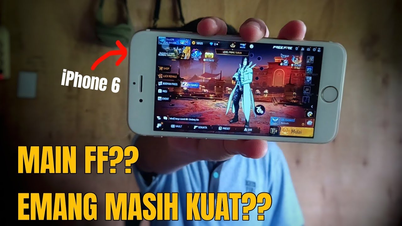 Masih Tahan Kah Main Game Free Fire Di Hp iPhone 6 Pada Tahun 2025???