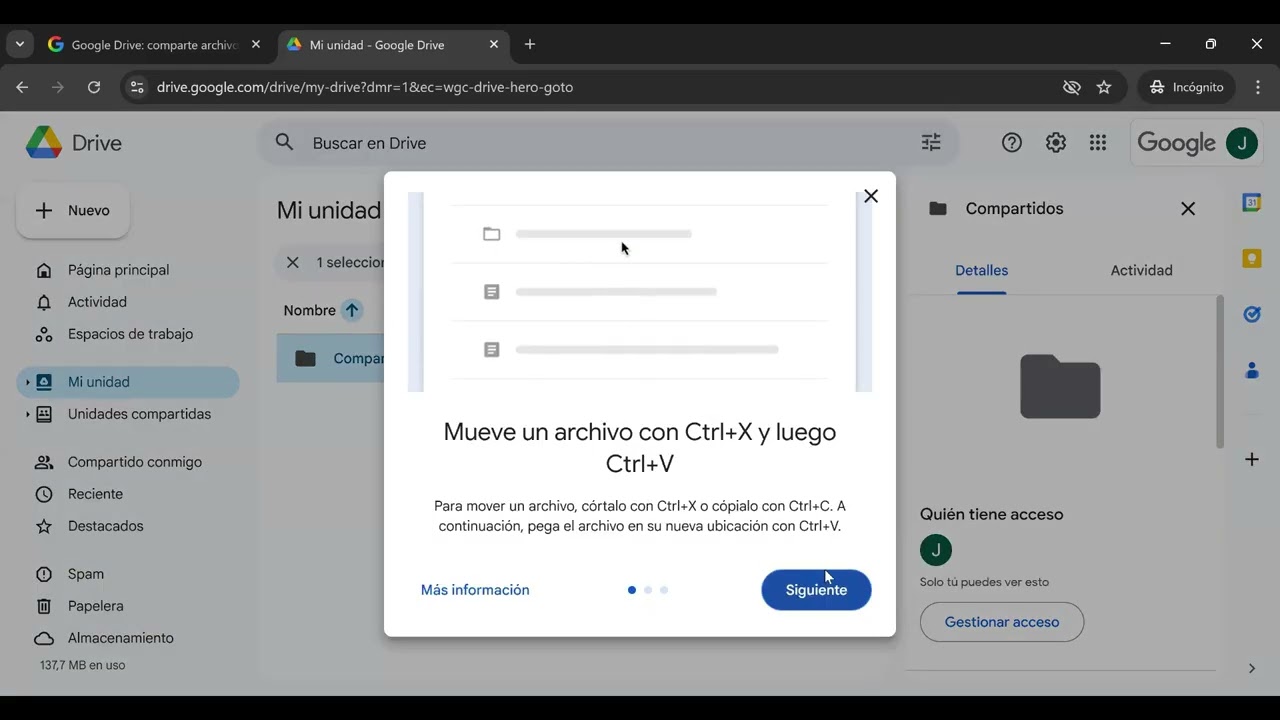 Google Drive - Ejemplo sencillo desde cero (para principiantes)