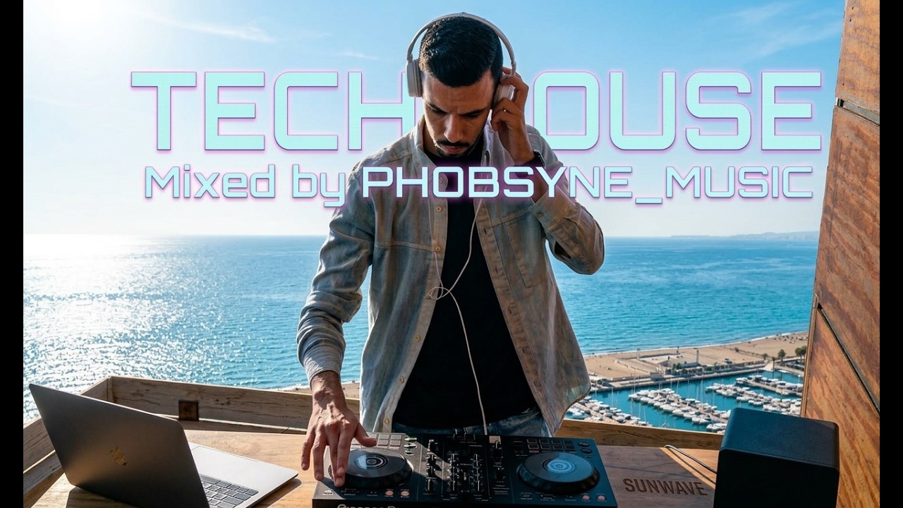 DJ Set on a Balcony with Ocean View | Melodic Techno & Tech House Mix