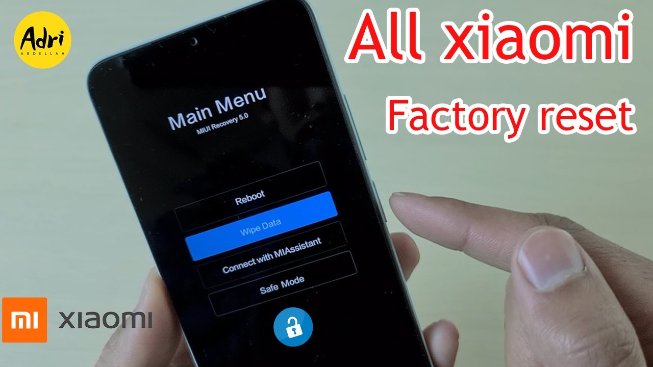 How to Hard Reset Any Redmi Phone After forgetting Password إعادة ضبط ريدمي بعد نسيان كلمة المرور!