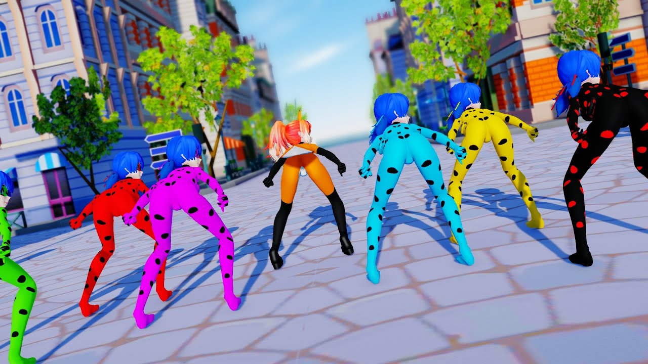 MMD Miraculous🐞Major Lazer & DJ Snake - Lean On (feat. MØ)🍑