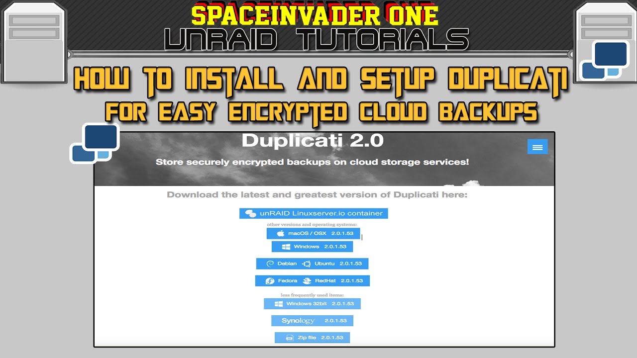 How to easily make encrypted cloud or network backups using Duplicati on unRAID