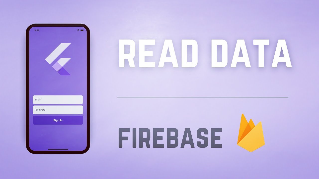 (CRUD)📱Read & Display Data • Firebase x Flutter Tutorial ♡