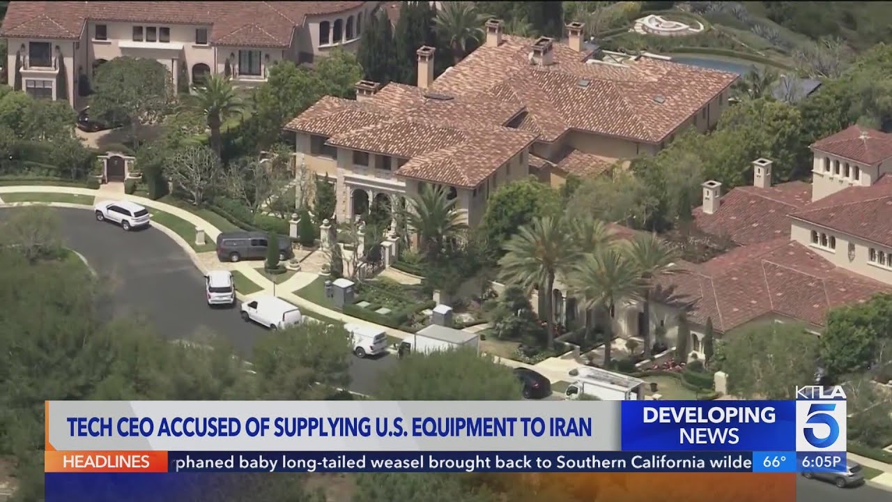 SoCal tech CEO accused of illegally supplying U.S. equipment to Iran