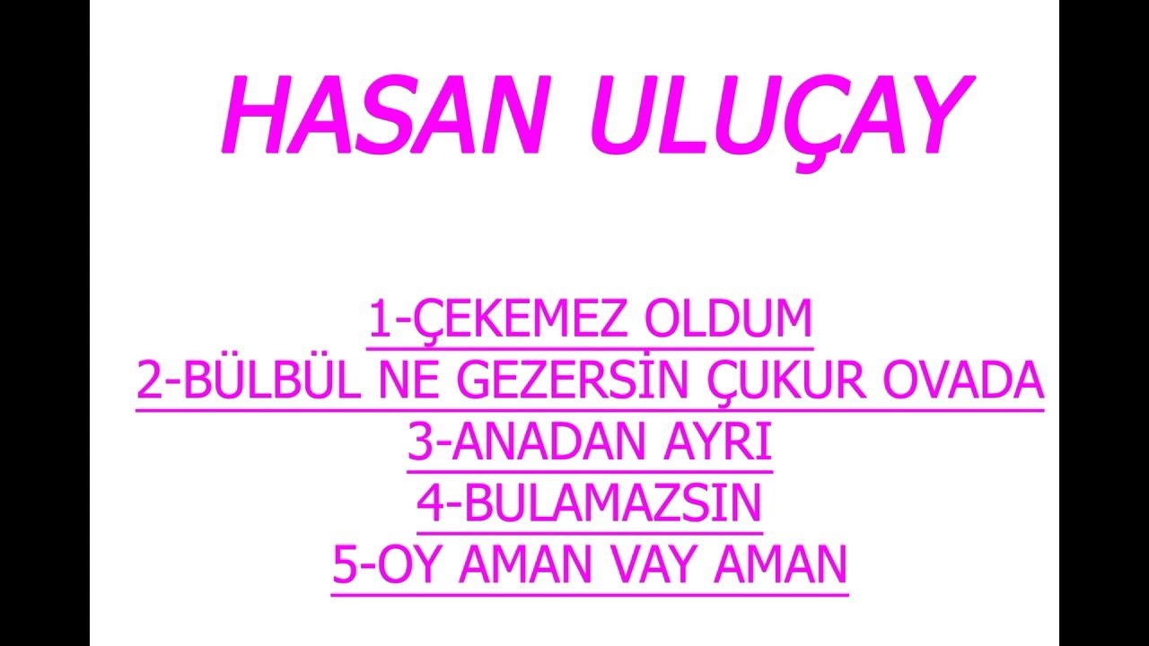 Hasan Uluçay Aman Annem 2005