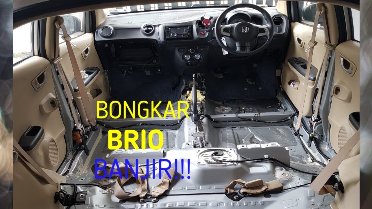 Bongkar Brio Banjir Sampai Selesai