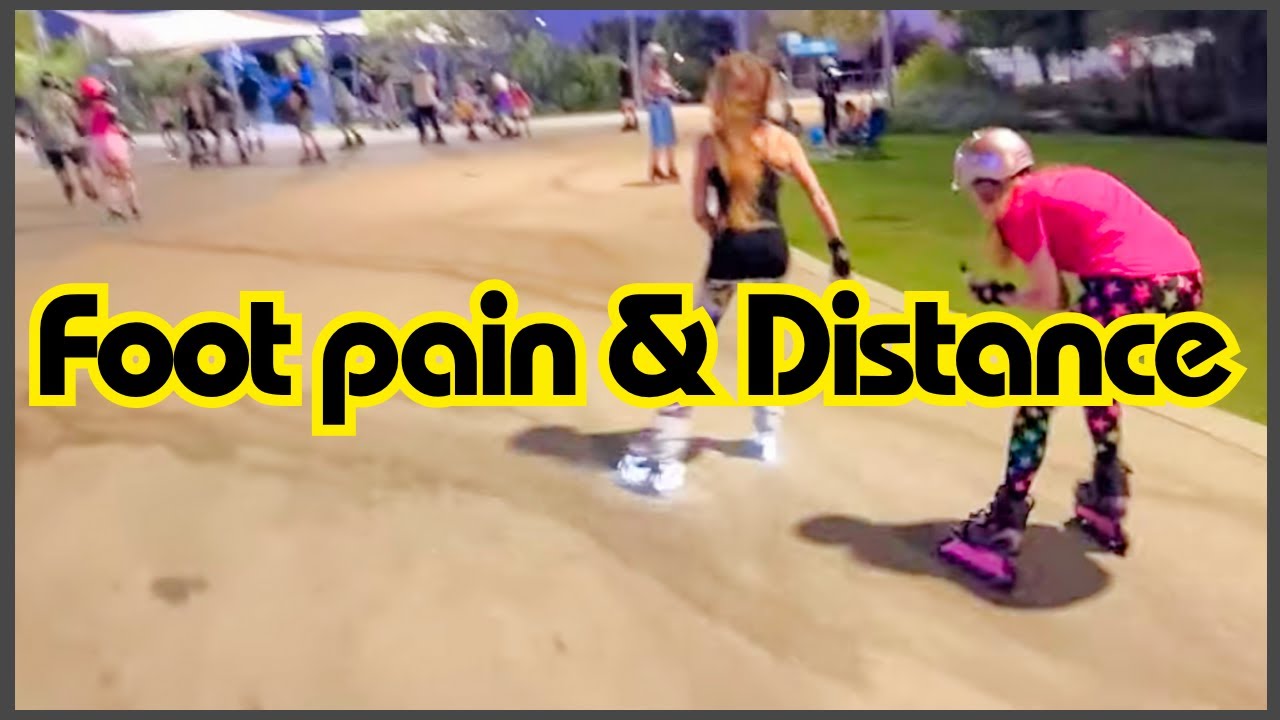 How to fix foot pain & feet cramps when skating long distances on inline skates & rollerblades?