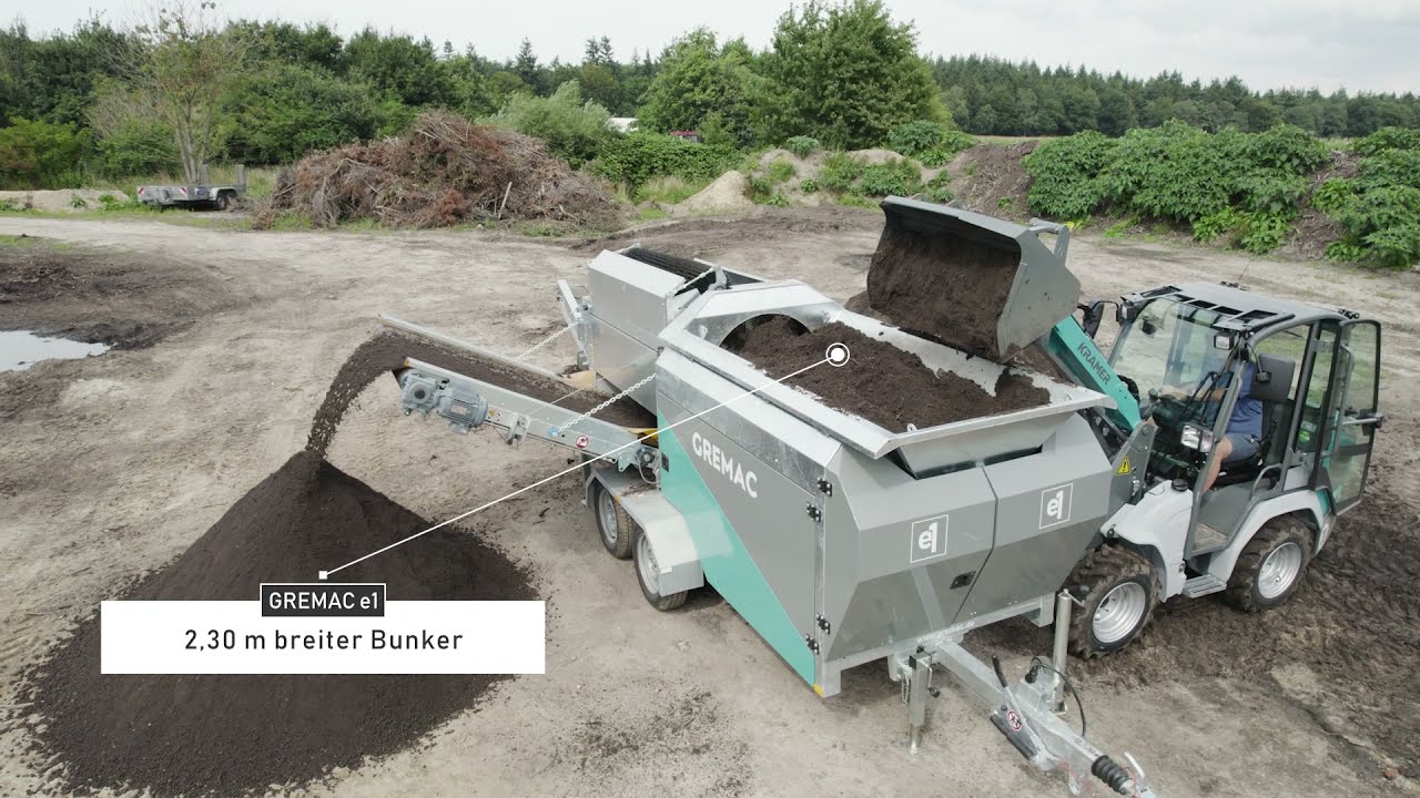 GREMAC e1 Trommelsieb / Siebanlage