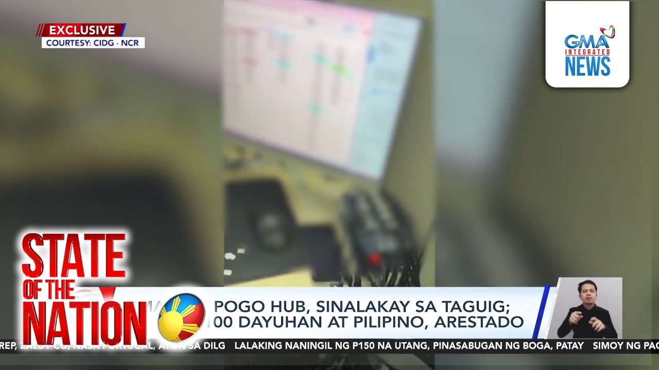 Alleged POGO hub busted in Taguig | SONA