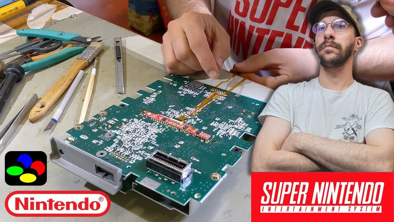 FFVIMan MOD SNES de A à Z 😱 [+50/60 Hz avec pcb souple]