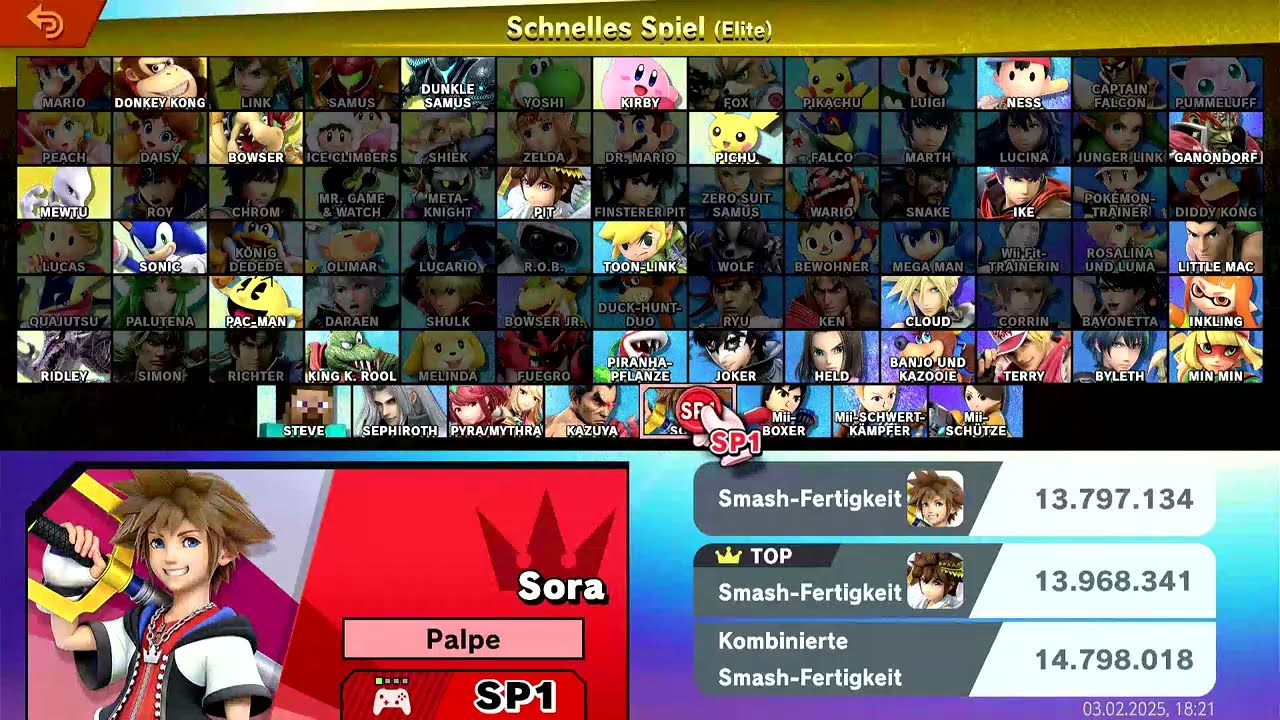 BeastCraftGaming - Super Smash Bros Ultimate: I show you all my Elite Smash fighters!