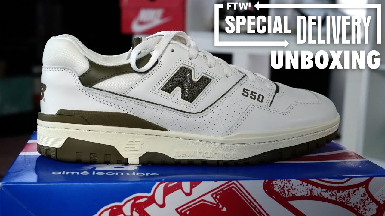 Aimé Leon Dore's New Balance 550 is literally PERFECT | SPECIAL DELIVERY UNBOXING