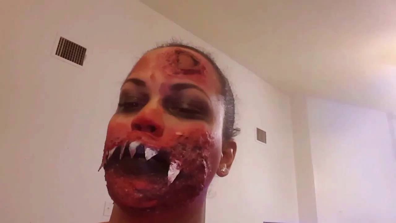 Tormented soul special effects makeup tutorial