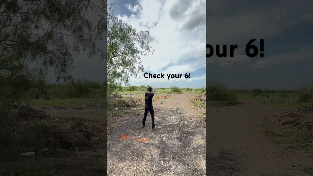 Always check your 6 #2astrong #tacticaledc #pewpewlife #airsoft #gunlife #edc