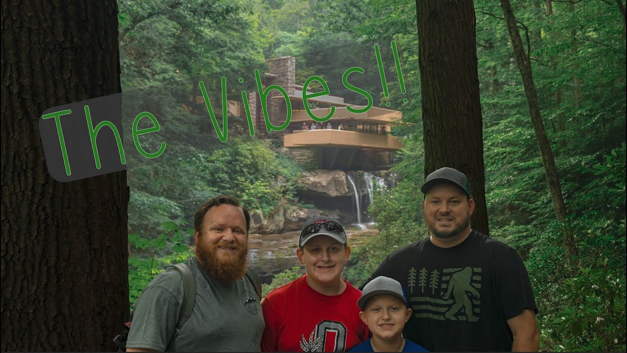 Pennsylvania Vlog || Visiting Frank Lloyd Wright's Fallingwater. Immaculate rainy forest vibes!!