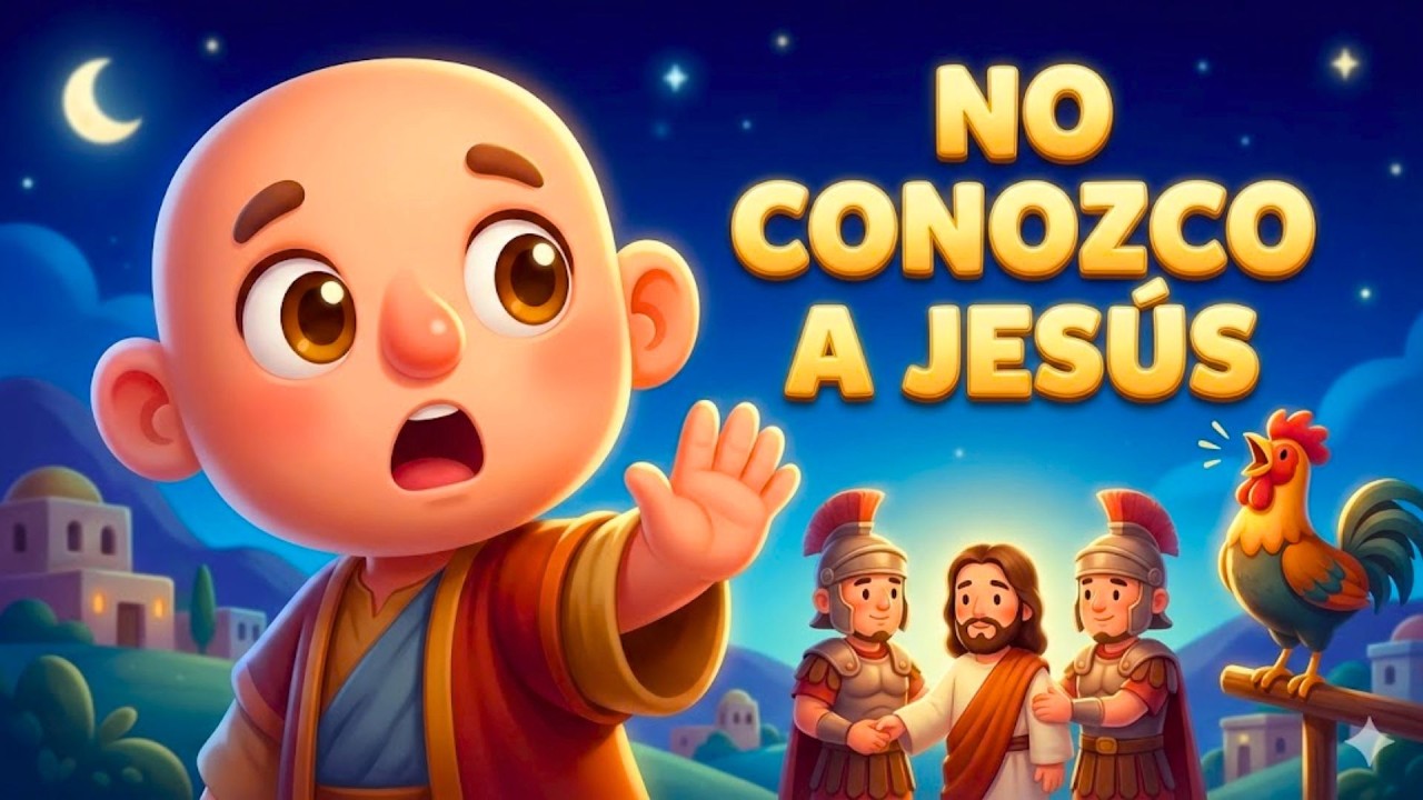 PEDRO NIEGA 3 VECES A JESÚS 🐔 (HISTORIA ANIMADA) | PequeFe