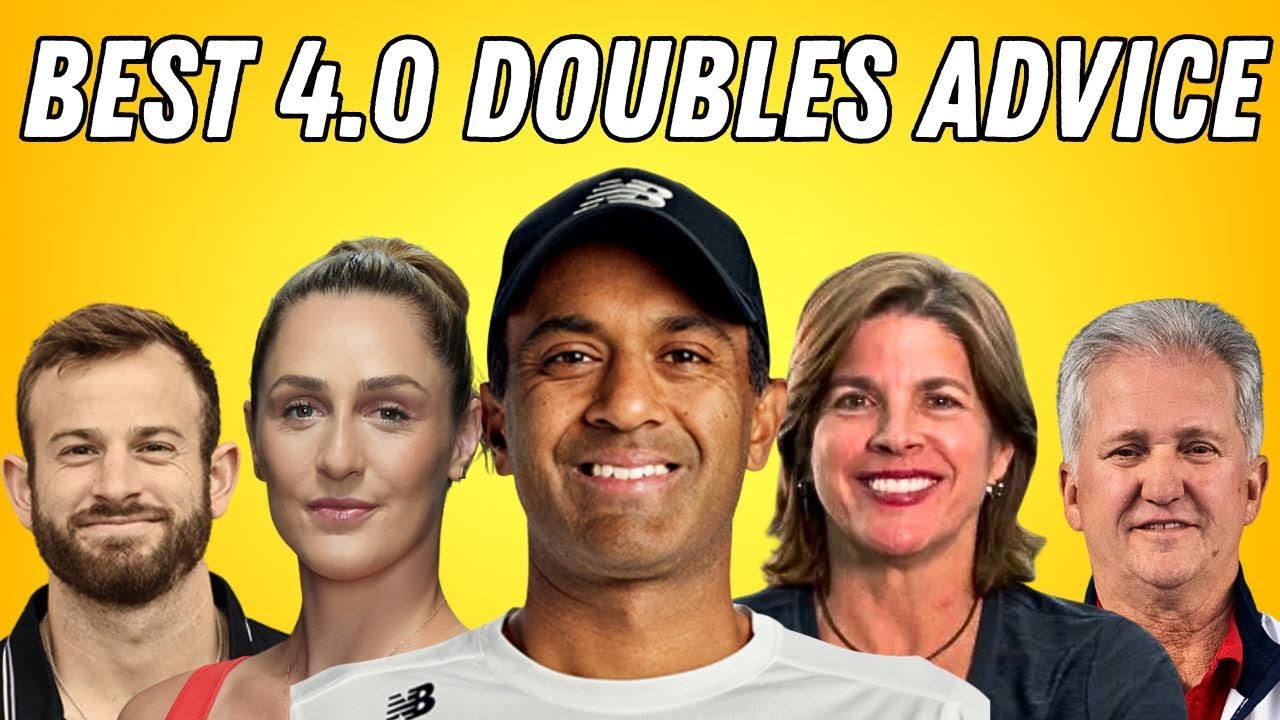 Genius 4.0 Doubles Advice From Grand Slam Champions #tennis
