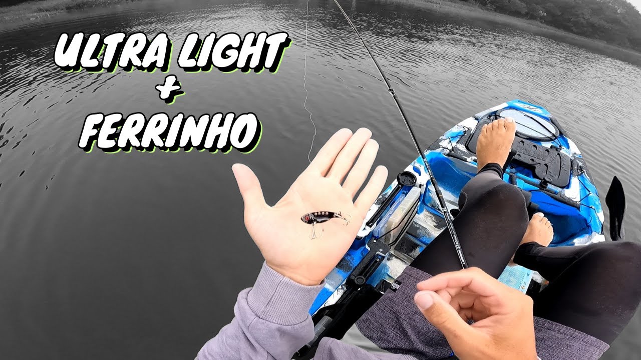 ULTRA LIGHT + FERRINHO DÁ NISSO! Tilápia na ARTIFICIAL! #PESCARIA
