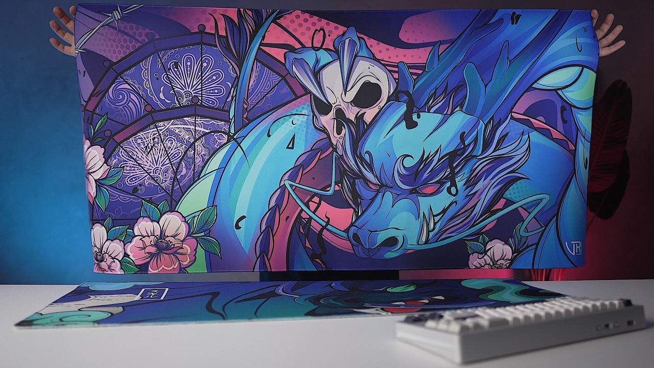 Mousepad GIGANTESCO com mais de 1 metro da Inkedgaming!