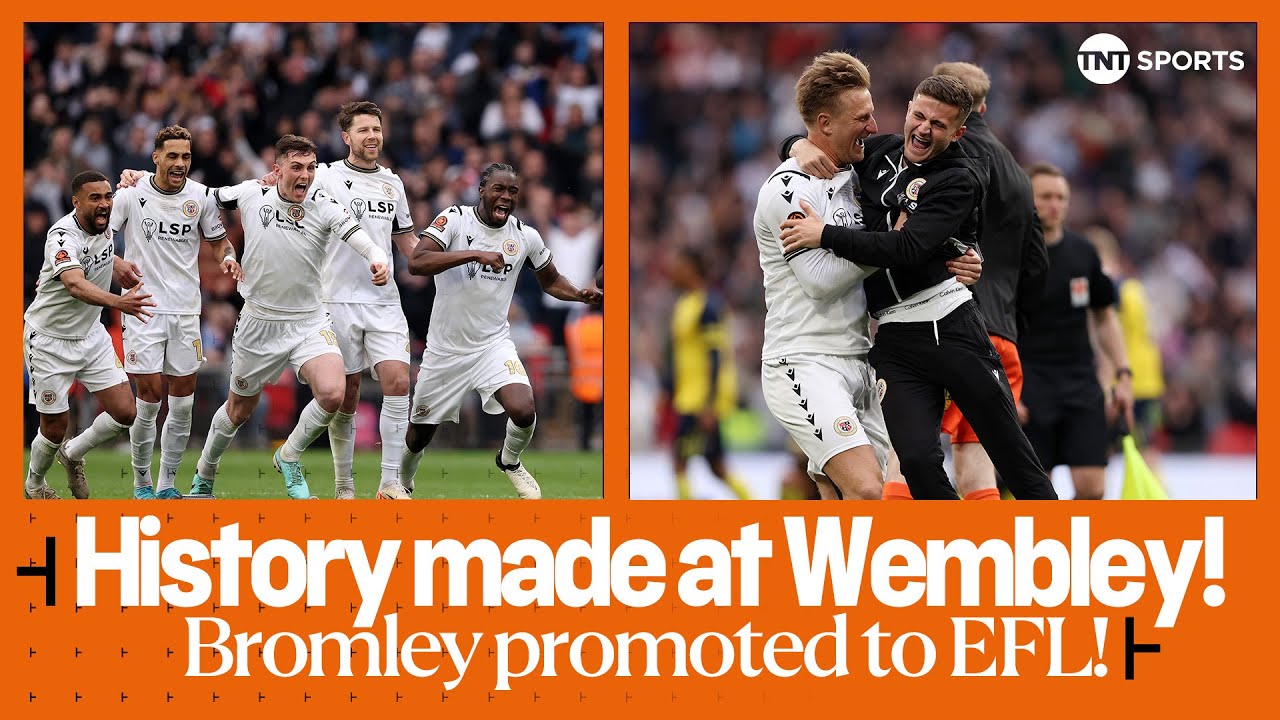 FULL PENALTY SHOOTOUT - History at Wembley as Bromley promoted to the English Football League! 🏆