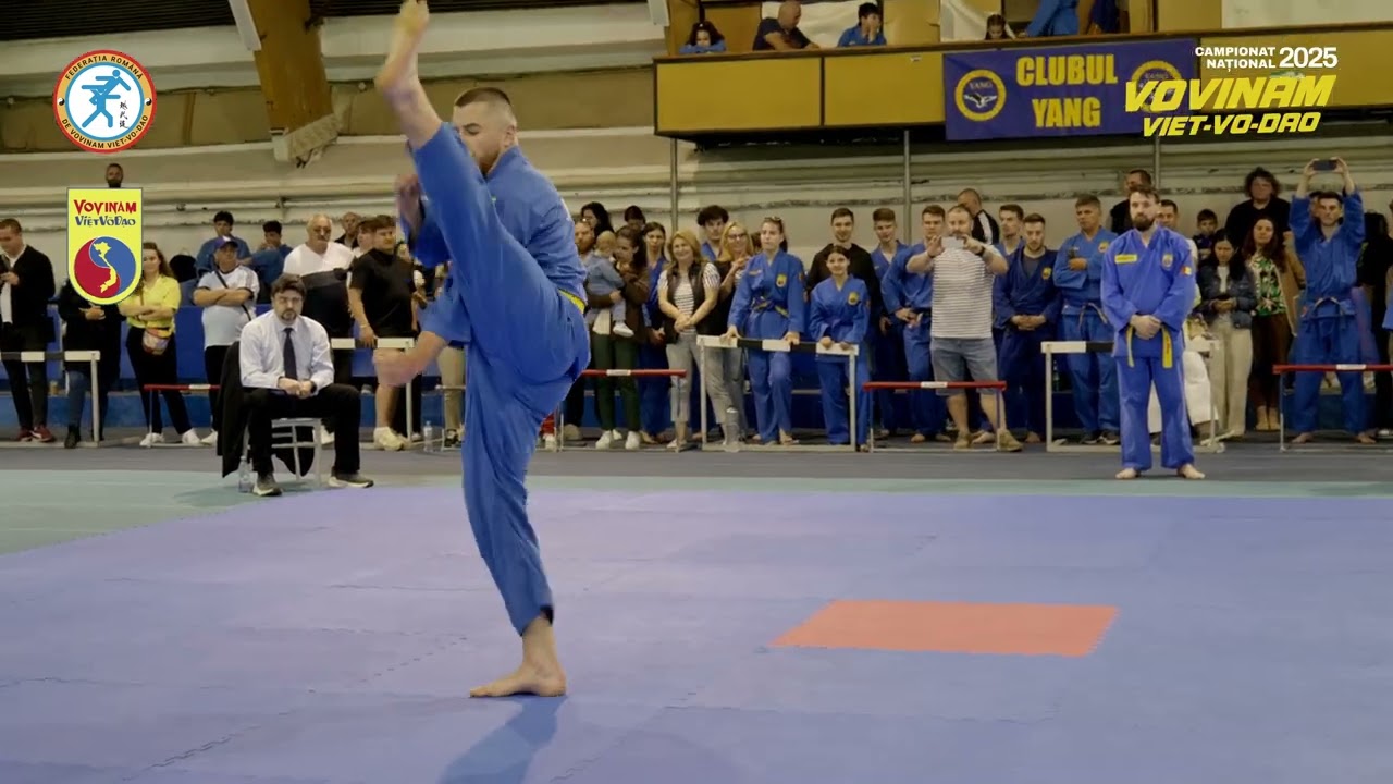 Ngũ Môn Quyền: Gabriel Livadariu 🥇 – Vovinam CN 2025 🇷🇴