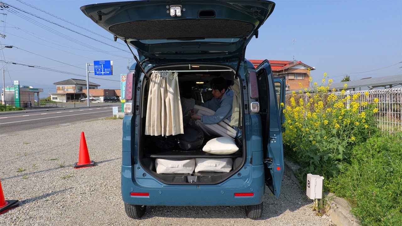 【二人で車中泊】徳島→香川へ。阿波おどりと鳴門の渦潮を見て、車内で郷土料理を楽しむ夜。
