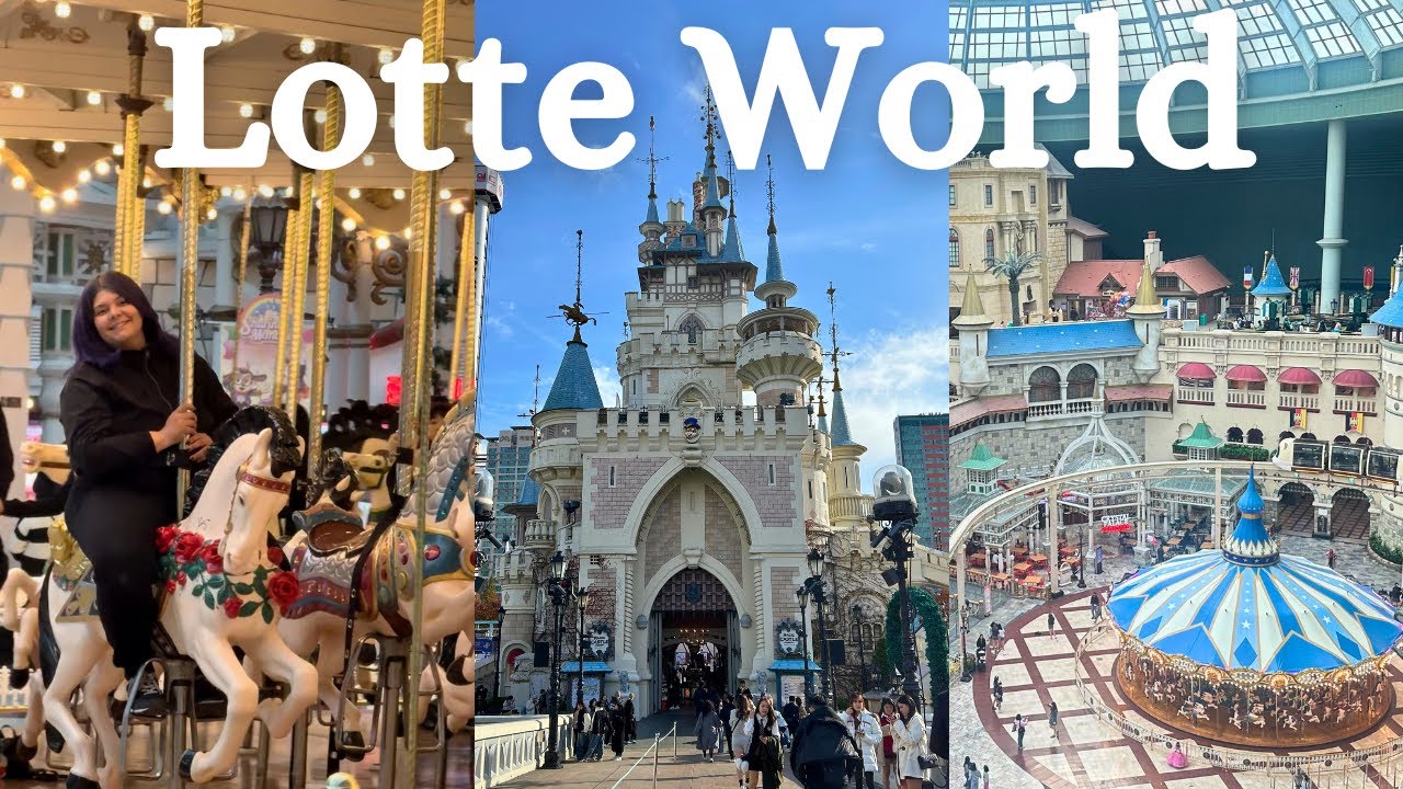 Um dia no Lotte World | Seul, Coreia do Sul