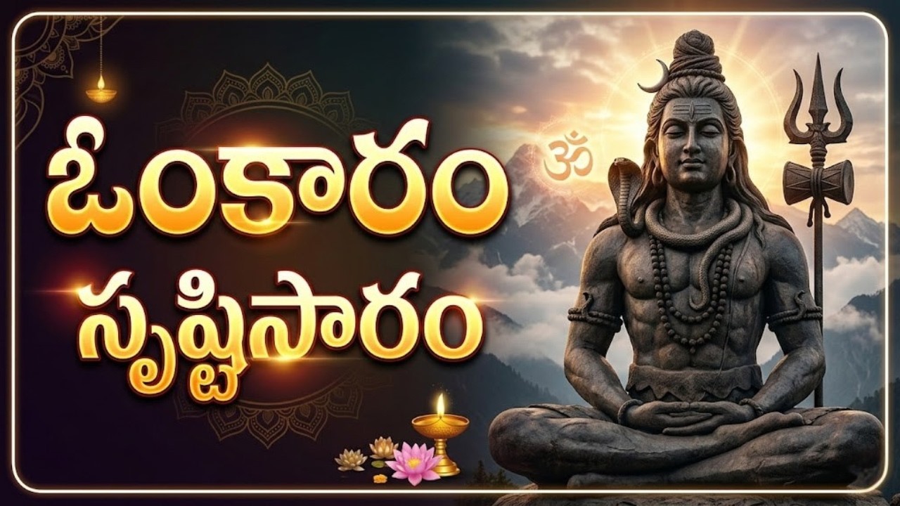 పరమశివుని అద్భుత గీతం: ఓంకారం సృష్టిసారం | Soulful Shiva Bhajan | Omkara Song