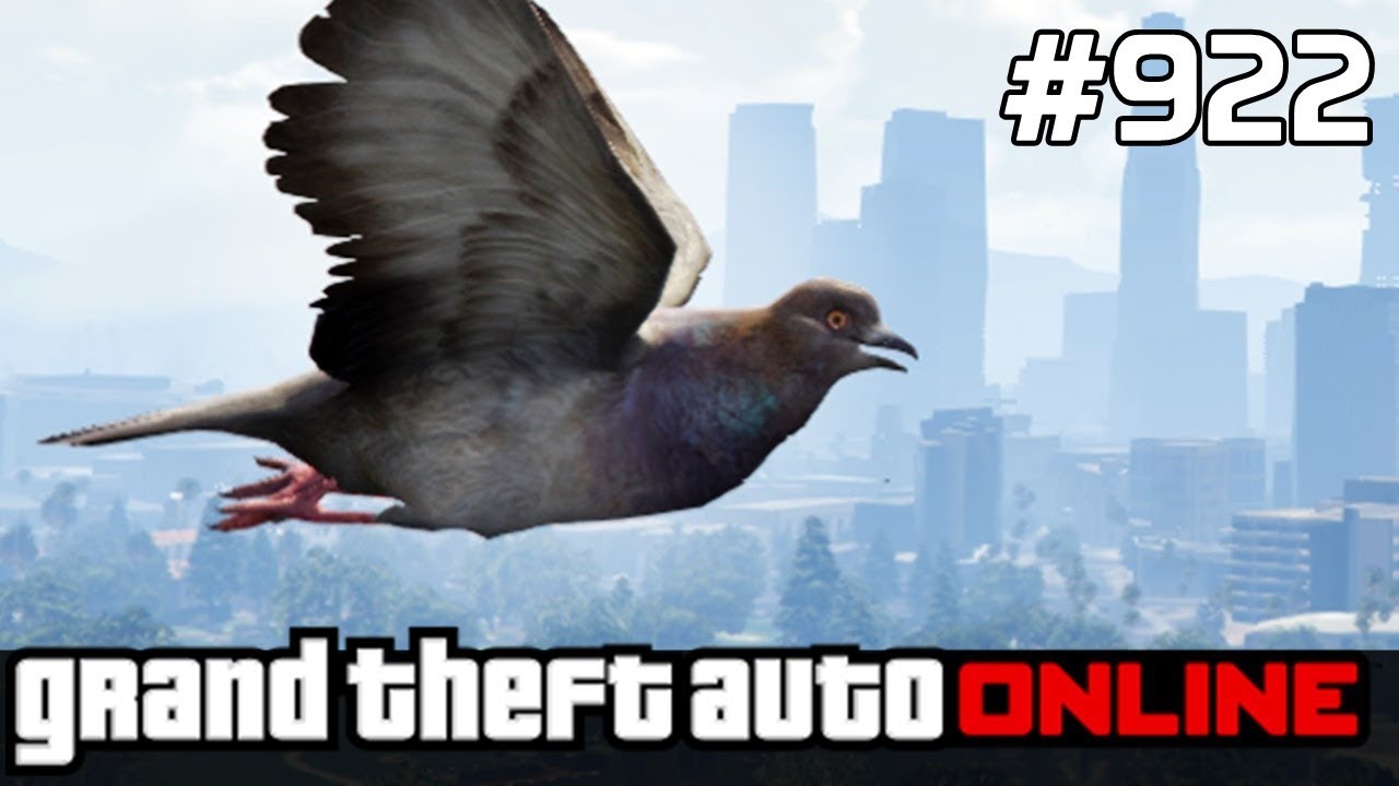 GTA 5 PC Online Po Polsku [#922] GOŁĘBIE Kradną AUTA /z Skie