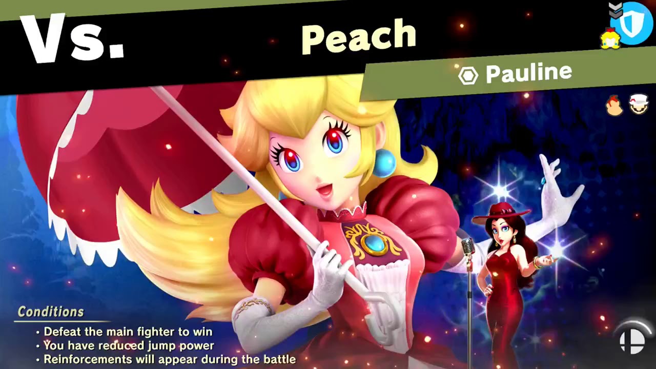 Super Smash Bros. Ultimate - World of Light Pauline Spirit Fight (Normal Difficulty with Ness)