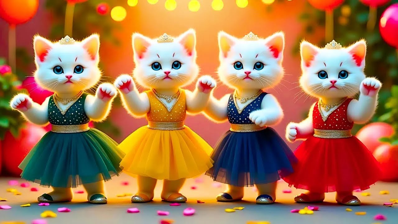बिल्ली डांस | Cutest Cat videos funny dance🤣💃Dance Videos for cats 