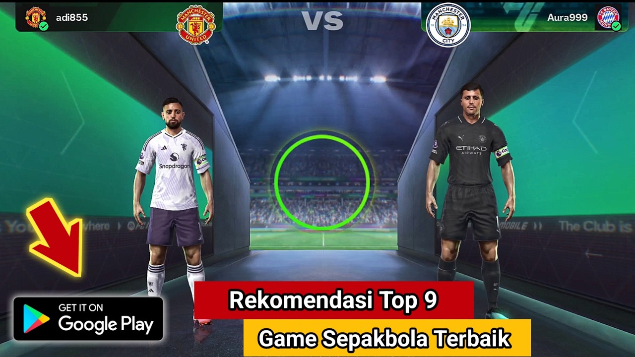 Rekomendasi TOP 9 Game SepakBola Android Terbaik di Play Store