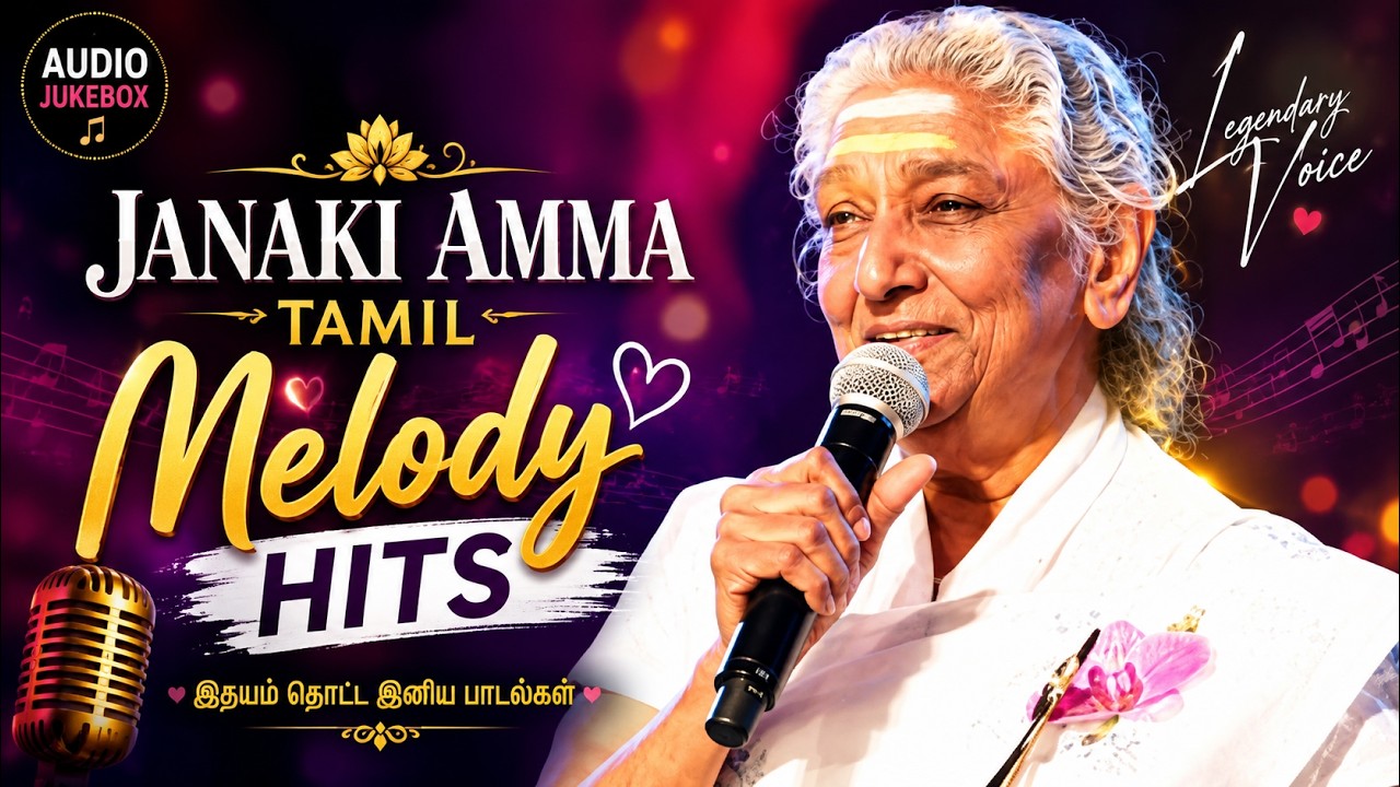 Janaki Amma Tamil Melody Hits 🎶 | Evergreen Tamil Songs Collection | Best Melody Hits | S. Janaki