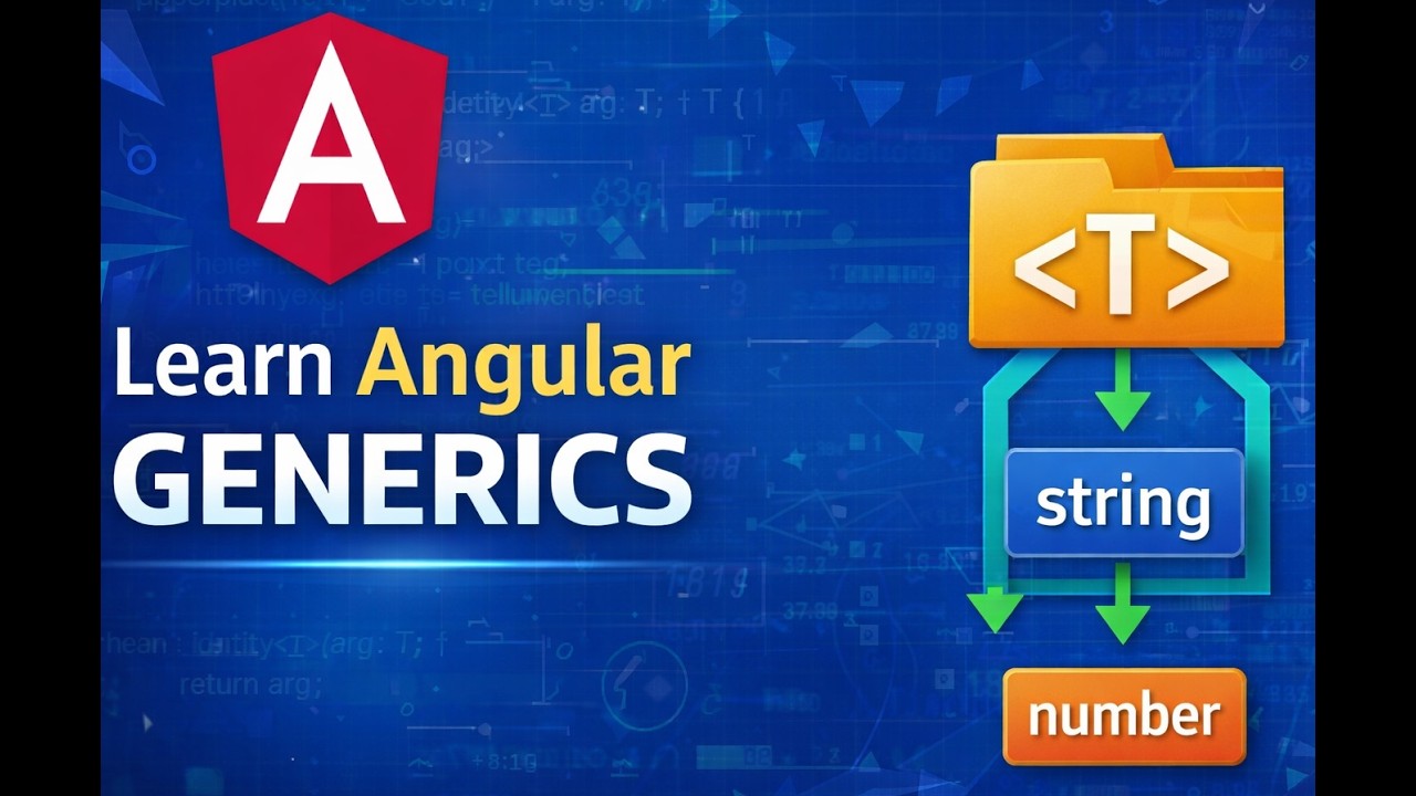 Learn Angular Generics Step by Step | TypeScript Generics in Angular (Hindi)